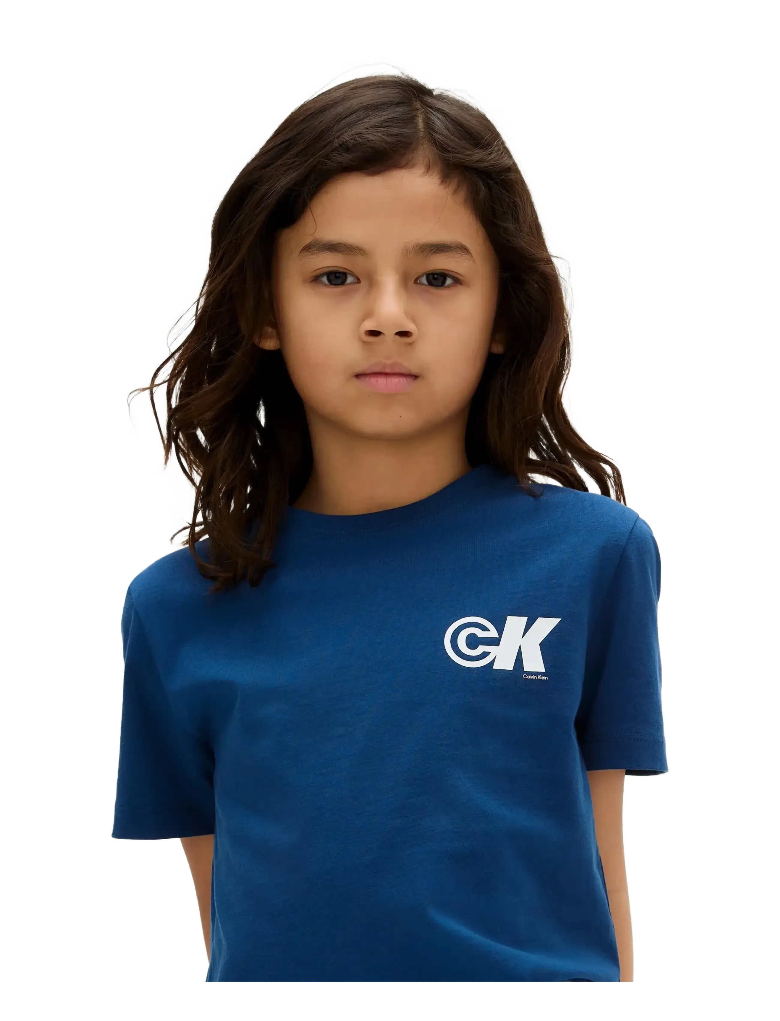 Calvin Klein - SEASONAL CK REGULAR TEE - blue jean - 1