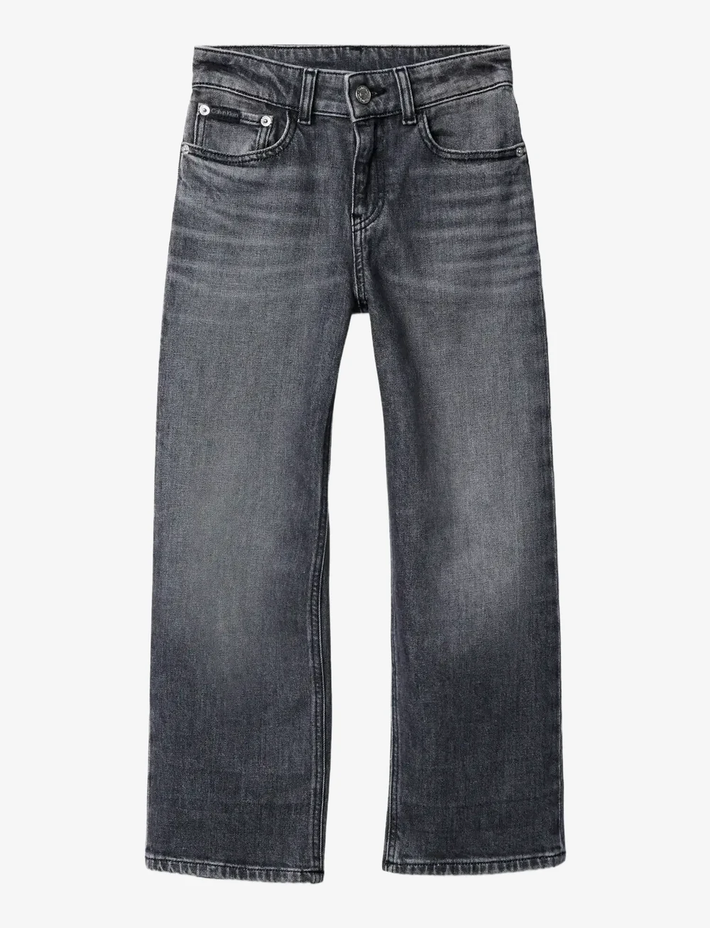 Calvin Klein - SKATER MID GREY STONE - brede jeans - mid grey stone - 1