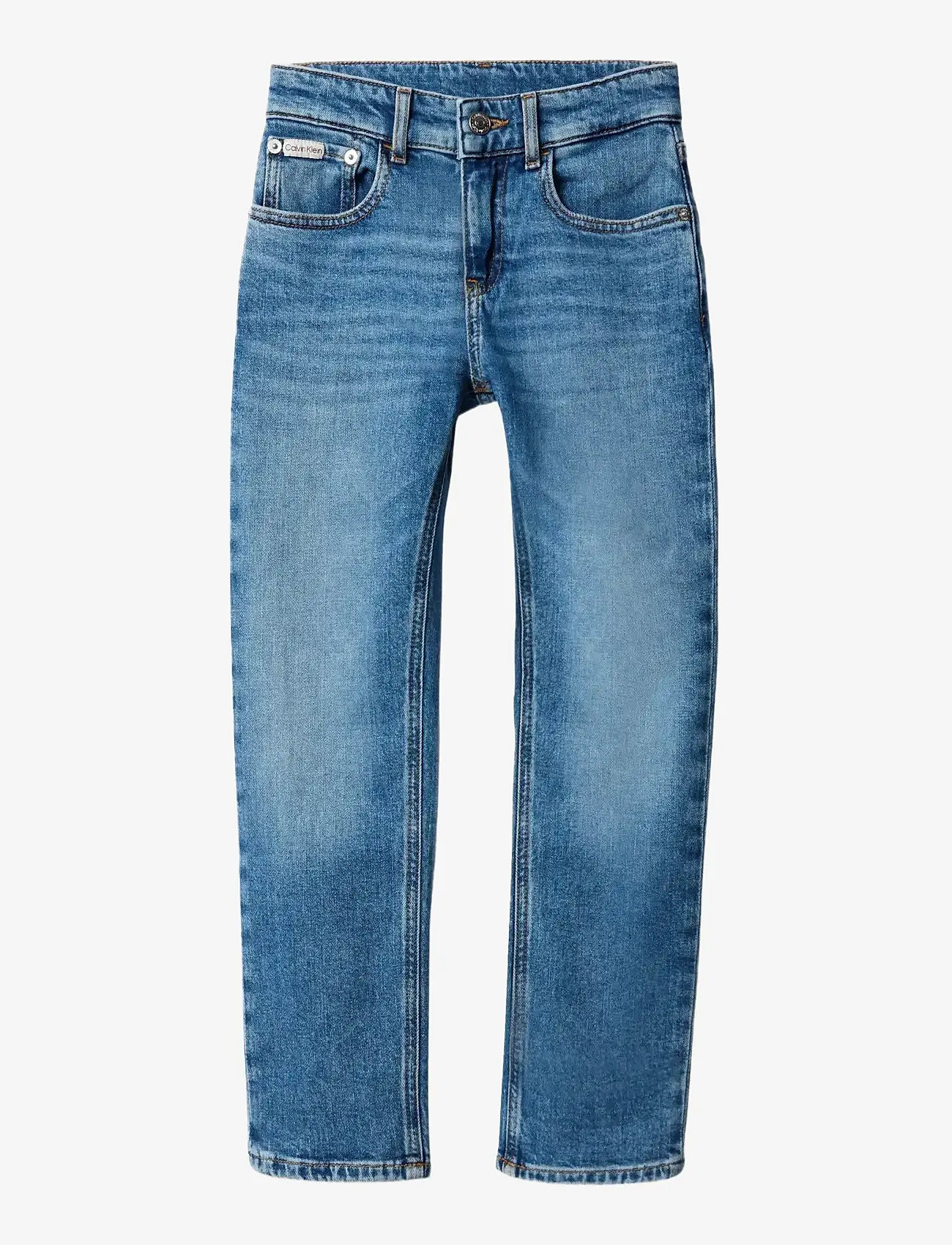 Calvin Klein Straight Stone Mid Blue – jeans – einkaufen bei