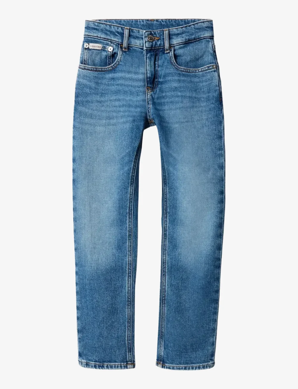 Calvin Klein - STRAIGHT STONE MID BLUE - regular jeans - stone mid blue - 1
