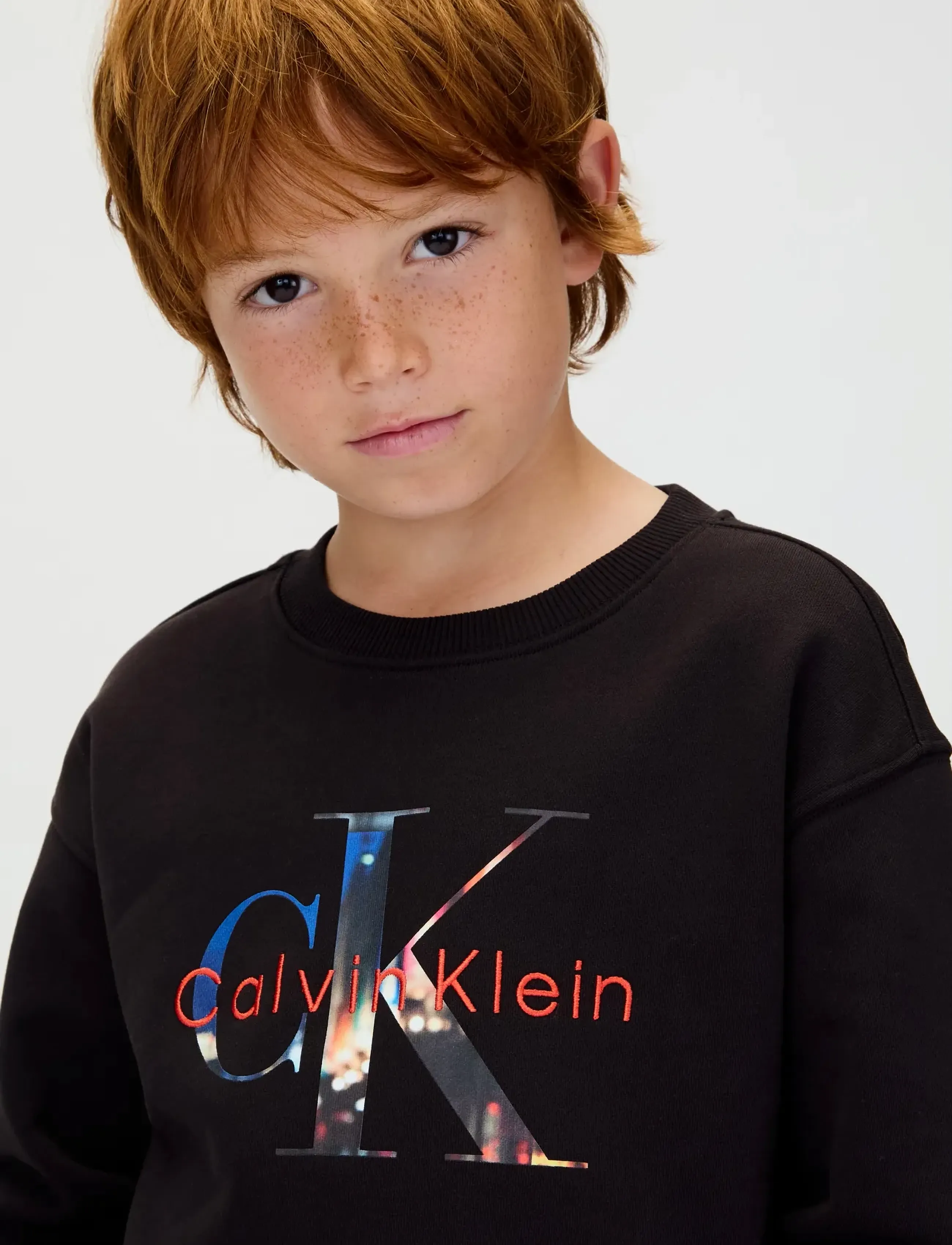 Calvin Klein - FILLED-IN PHOTO FLEECE MONO CN - sweatshirts - ck black - 5