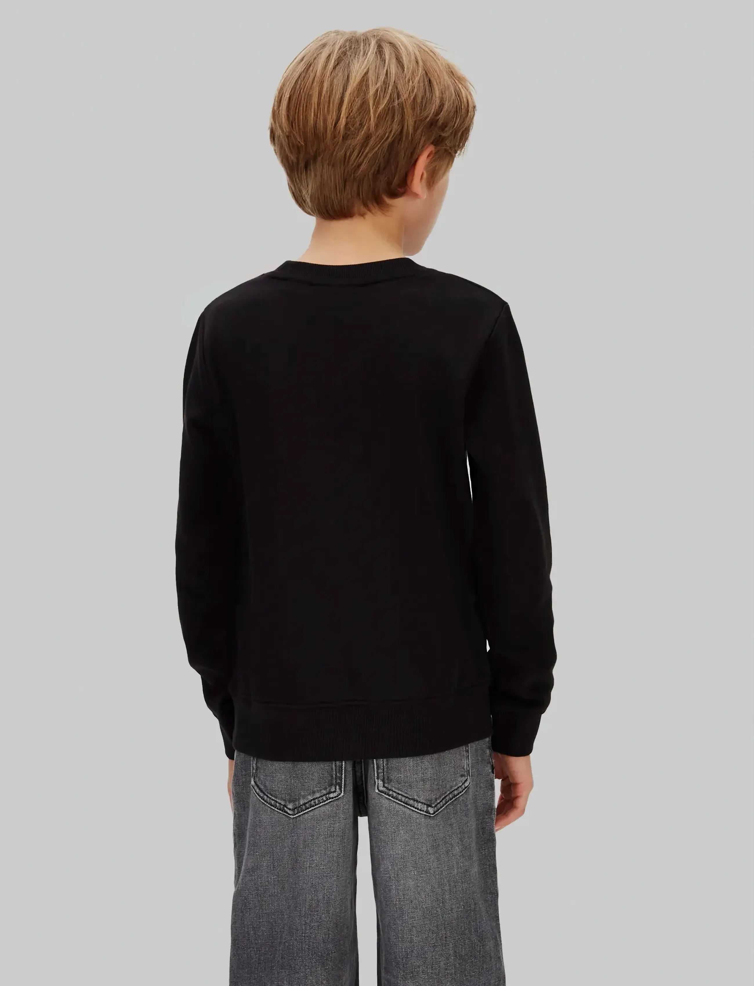 Calvin Klein - TERRY SIDE GRAPHIC CN SWEATSHIRT - sweatshirts - ck black - 3