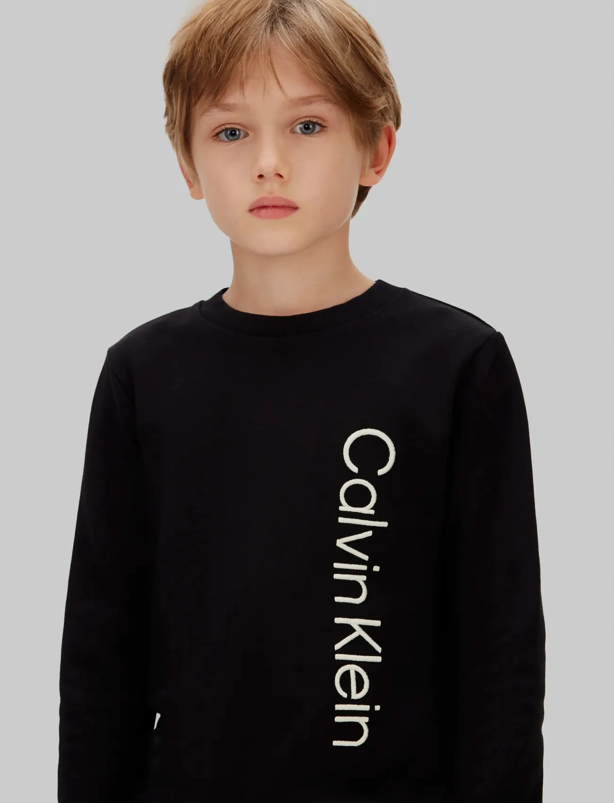Calvin Klein - TERRY SIDE GRAPHIC CN SWEATSHIRT - sweatshirts - ck black - 4