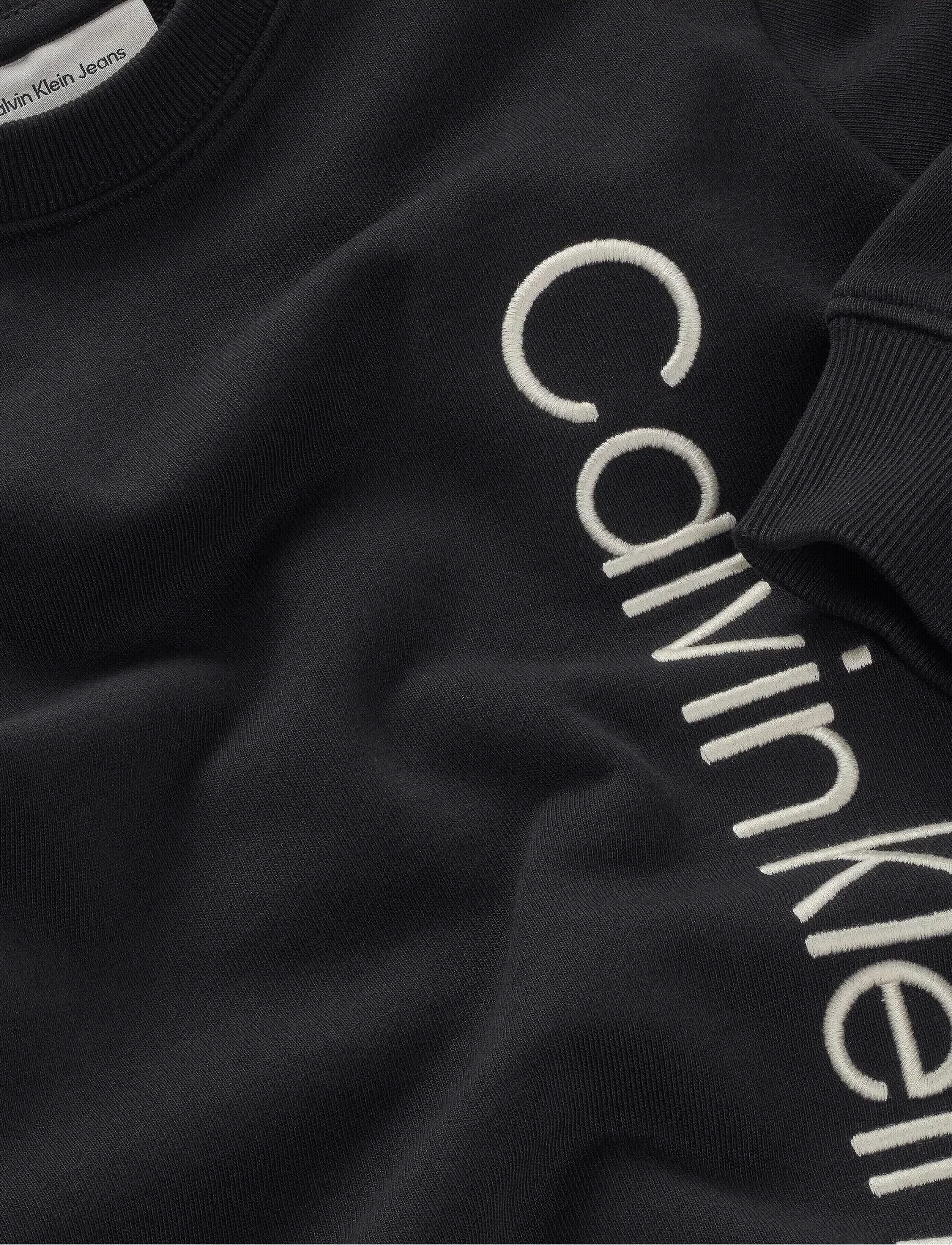 Calvin Klein - TERRY SIDE GRAPHIC CN SWEATSHIRT - sweatshirts - ck black - 5
