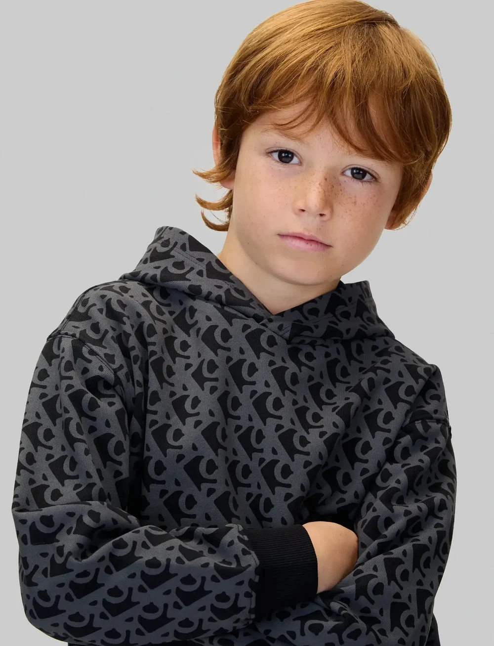 Calvin Klein - CK LOGO AOP HOODIE - kapuzenpullover - ck black - 4