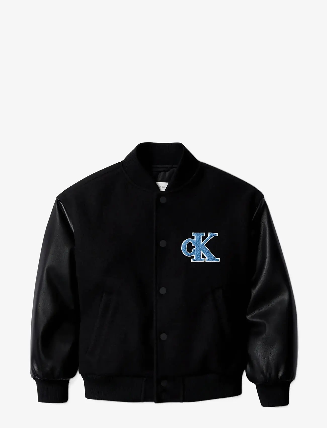 Calvin Klein - VARSITY JACKET - jeansjackor - ck black - 1