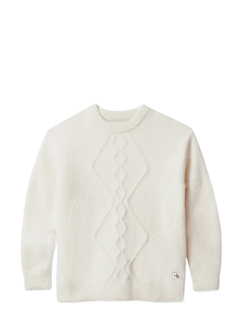 Calvin Klein - FLUFFY SWEATER - trøjer - whitecap gray - 1