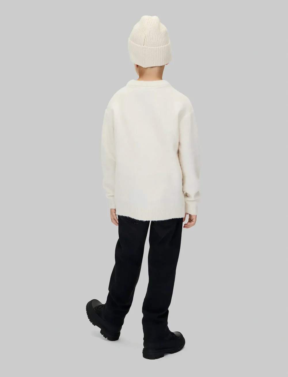 Calvin Klein - FLUFFY SWEATER - pullover - whitecap gray - 3