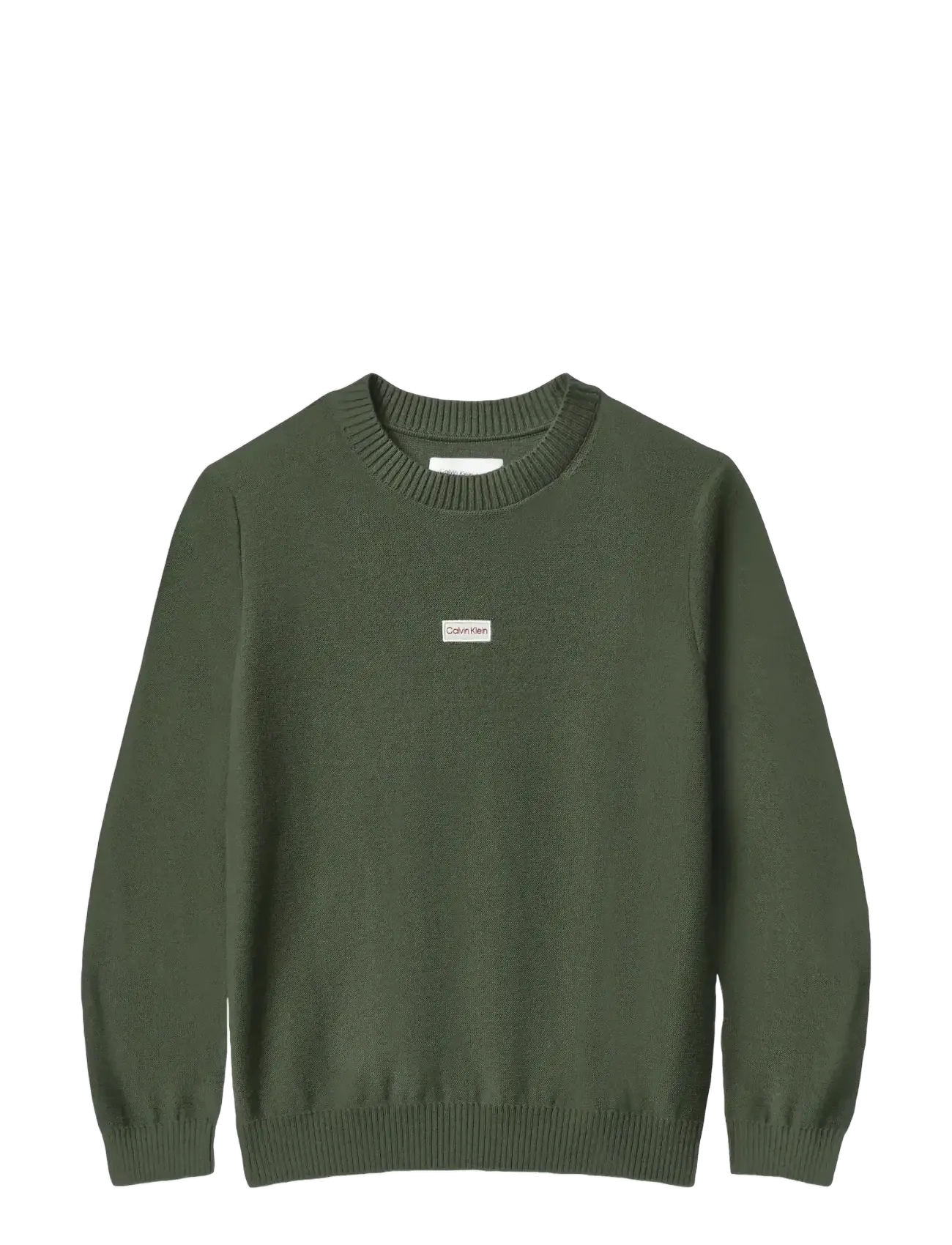Calvin Klein - LOGO LABEL SWEATER - thyme - 1