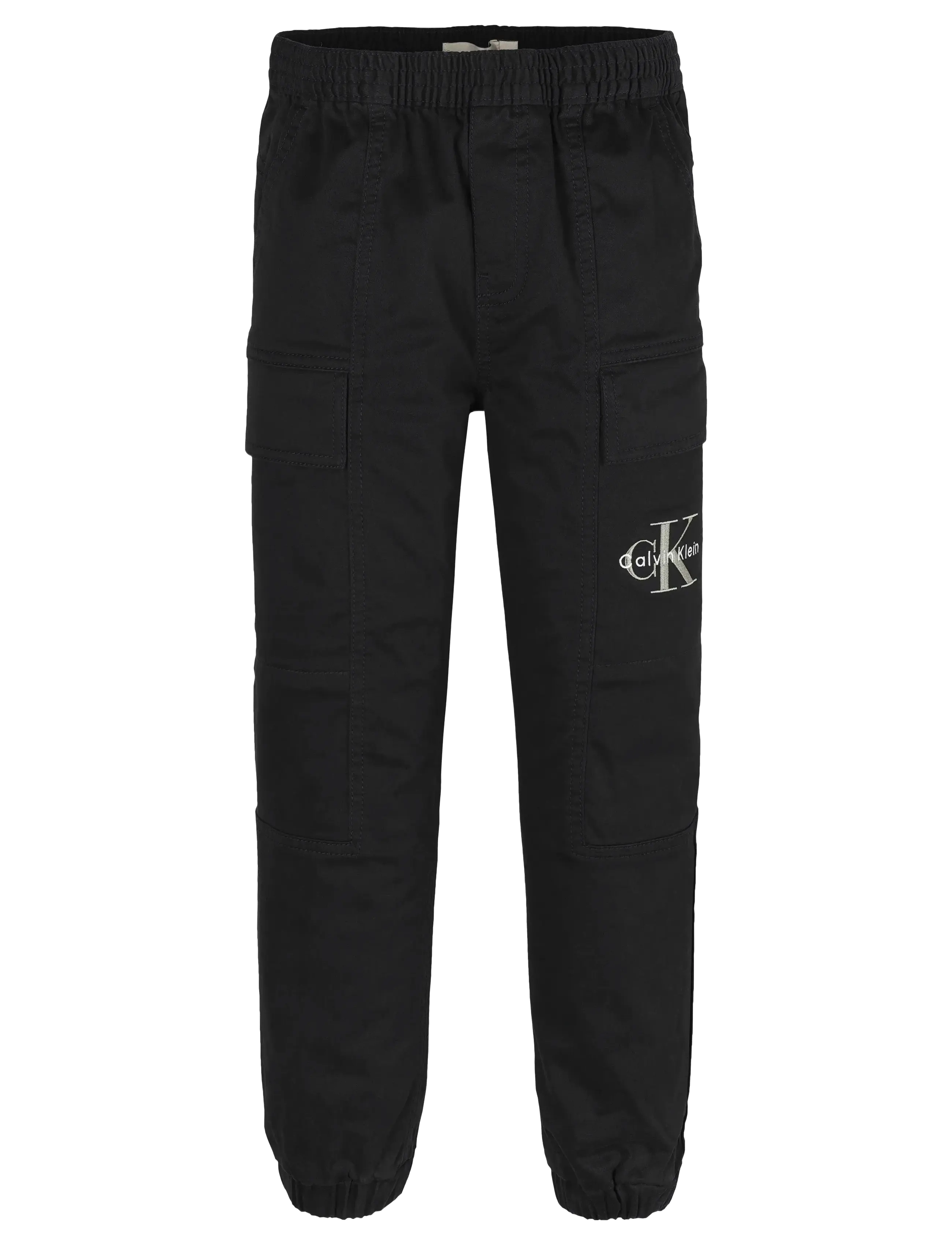 Calvin Klein Essential Woven Cargo Pant, 128, Black, Underdele > Cargo Pants, Børn
