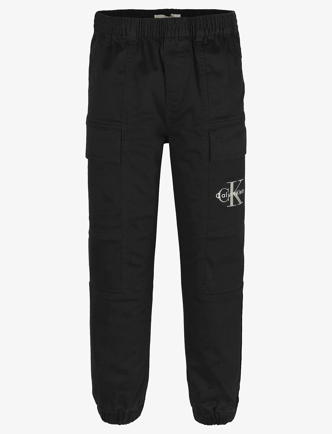 Calvin Klein - ESSENTIAL WOVEN CARGO PANT - cargobukser - ck black - 0
