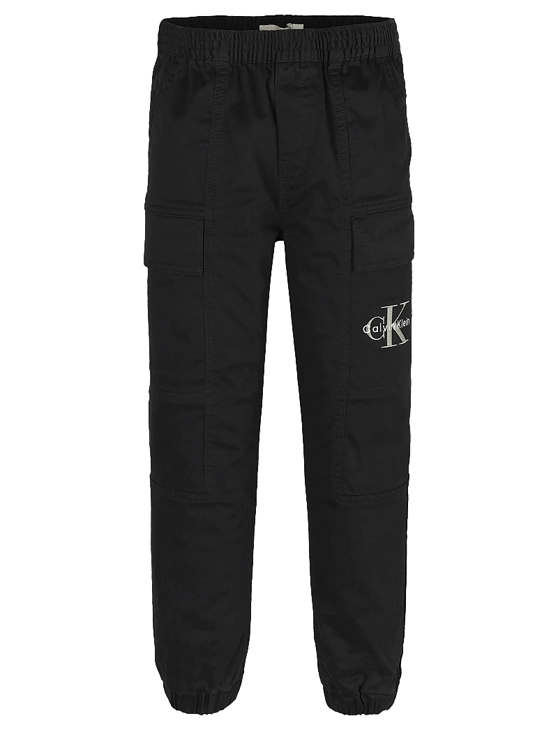 Calvin Klein - ESSENTIAL WOVEN CARGO PANT - cargobyxor - ck black - 0