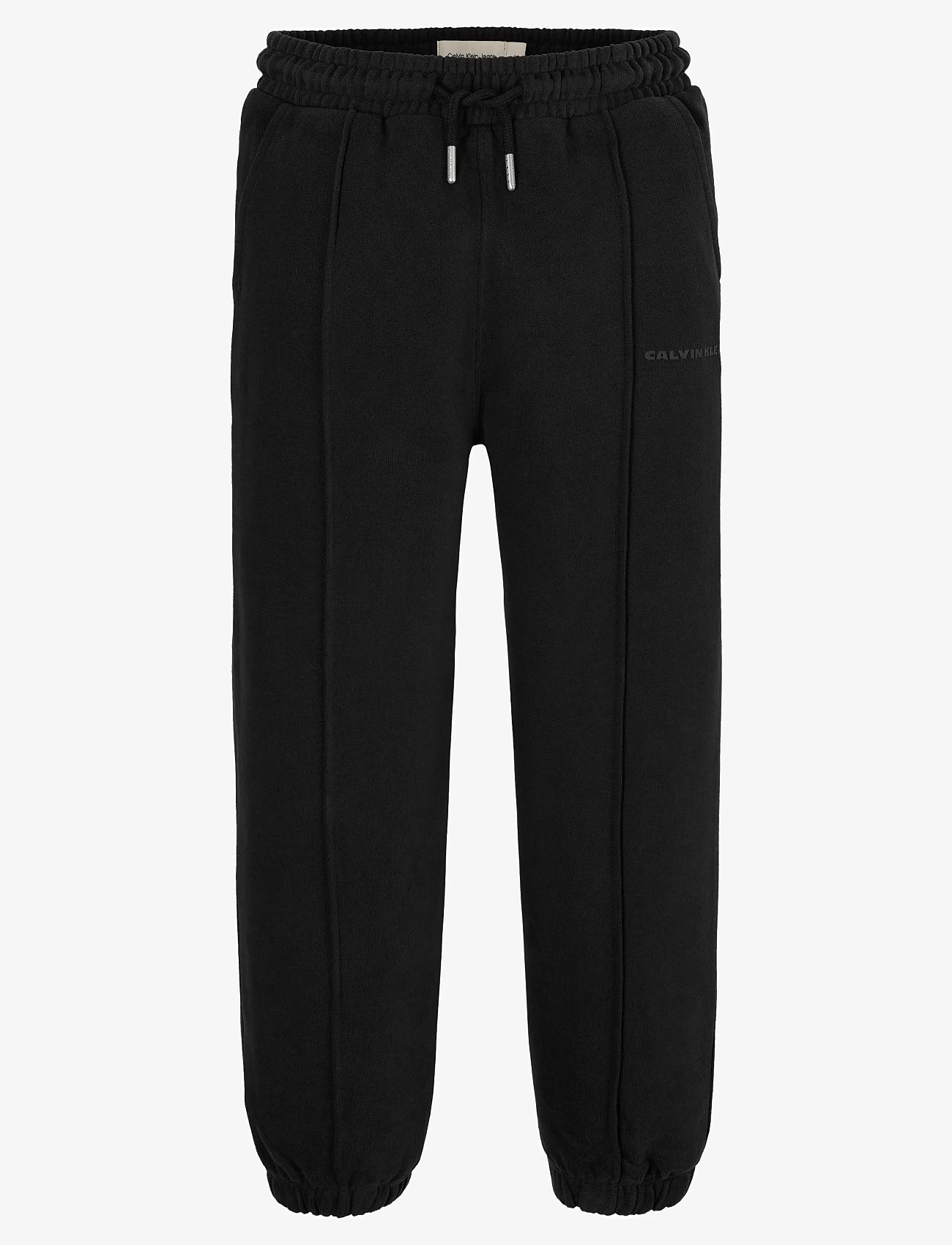 Calvin Klein - RELAXED PINTUCK SWEATPANT - dressipüksid - ck black - 1