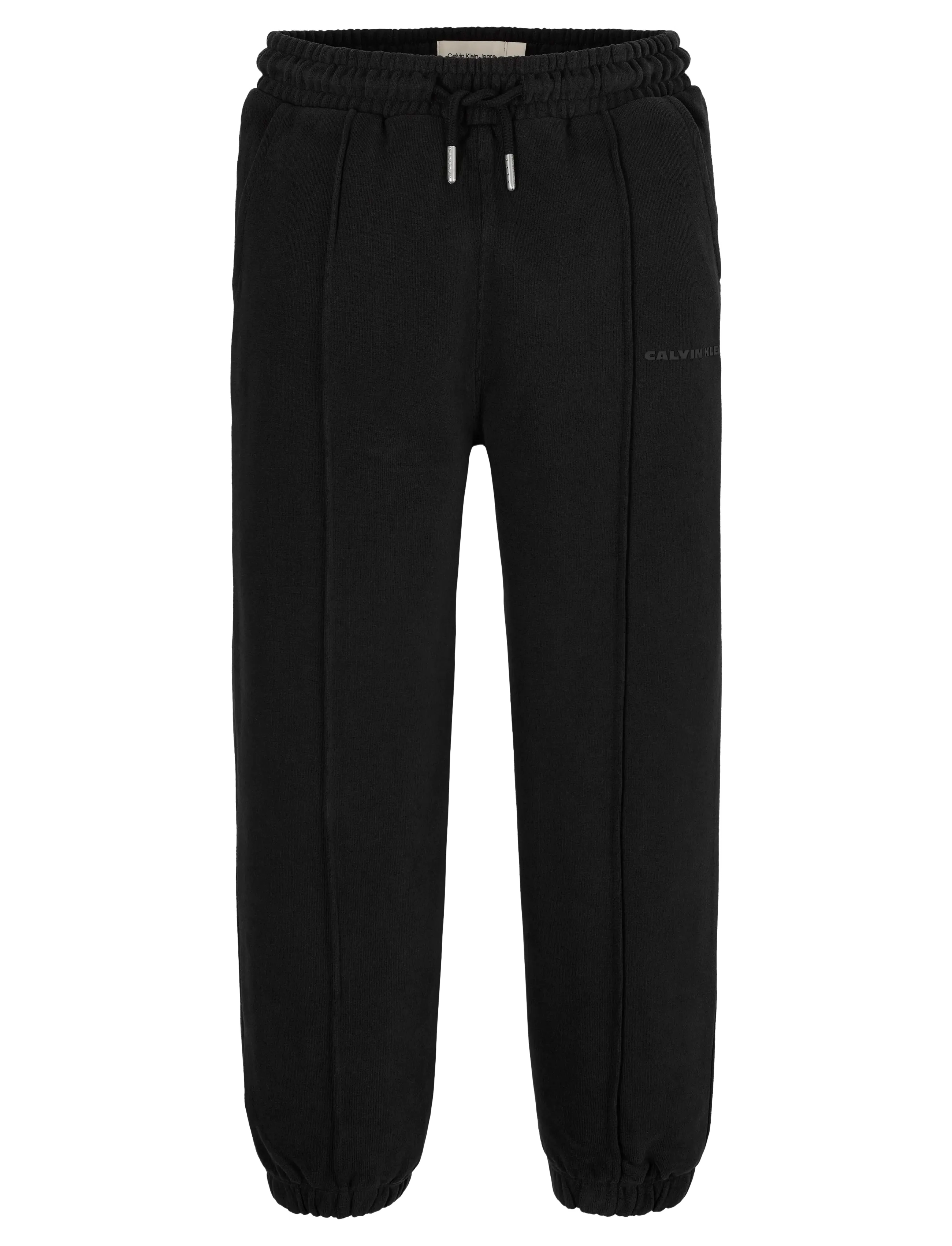 Calvin Klein RELAXED PINTUCK SWEATPANT - Teens 9 bis 14 Jahren - CK BLACK / black