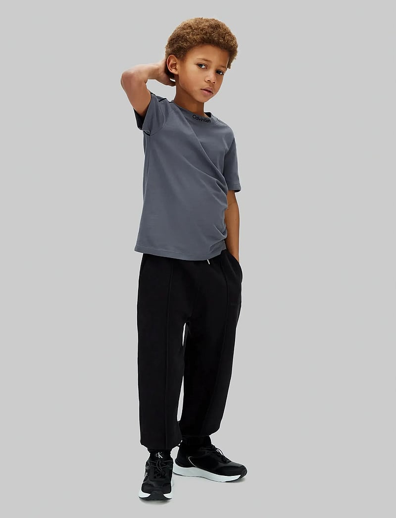 Calvin Klein - RELAXED PINTUCK SWEATPANT - dressipüksid - ck black - 4