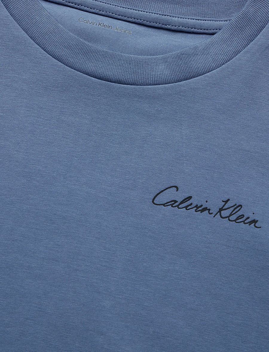 Calvin Klein - POLAROID AW S/S T-SHIRT - kurzärmelige - satin blue - 5