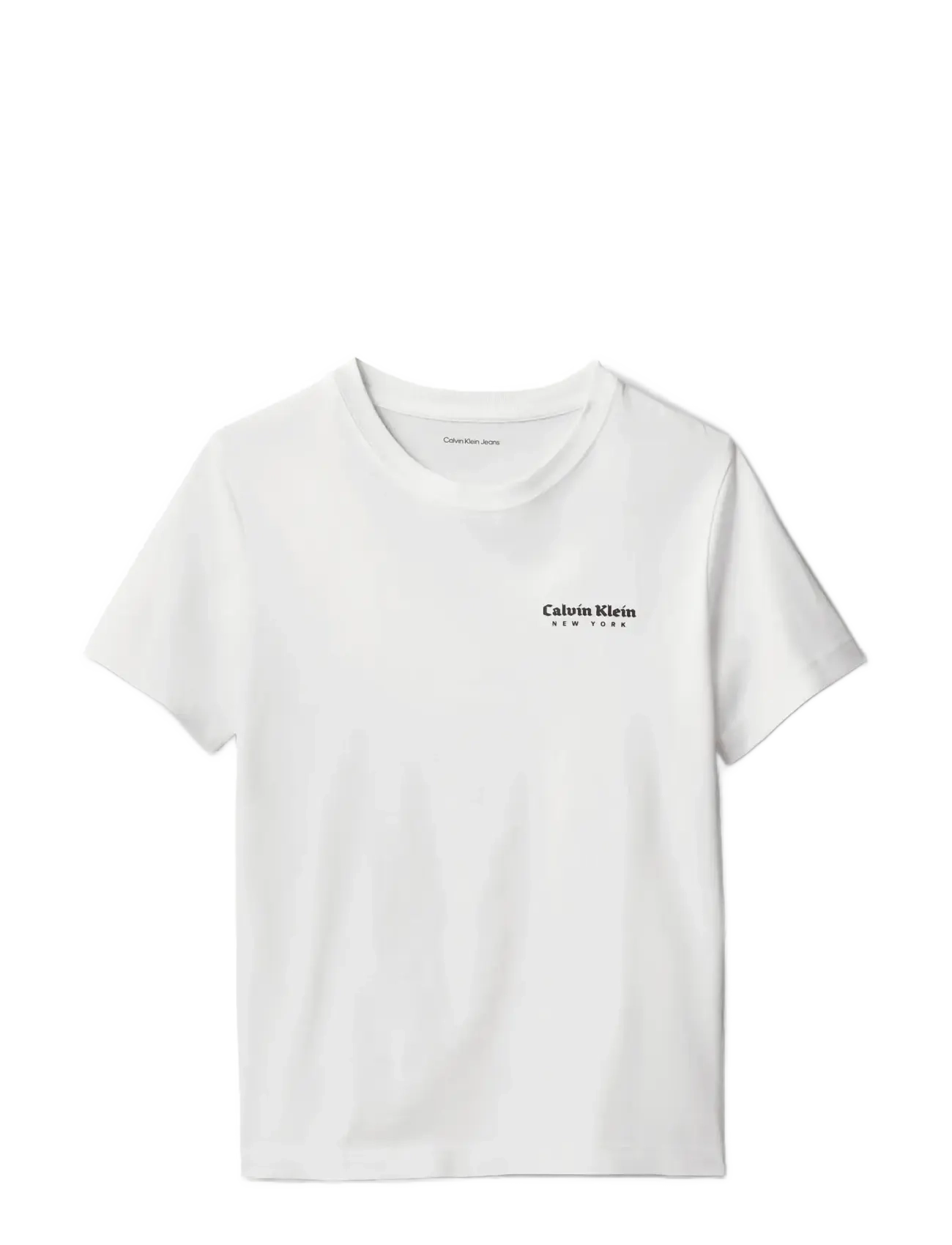 Calvin Klein MINIMAL LOGO S/S T-SHIRT - Overdele - BRIGHT WHITE / white