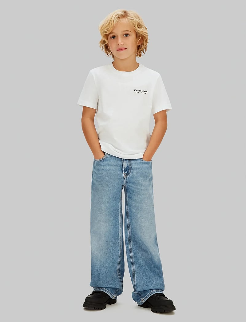 Calvin Klein - MINIMAL LOGO S/S T-SHIRT - kortärmade t-shirts - bright white - 2