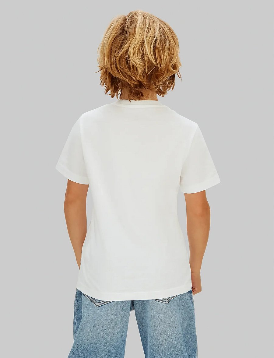 Calvin Klein - MINIMAL LOGO S/S T-SHIRT - kurzärmelige - bright white - 3