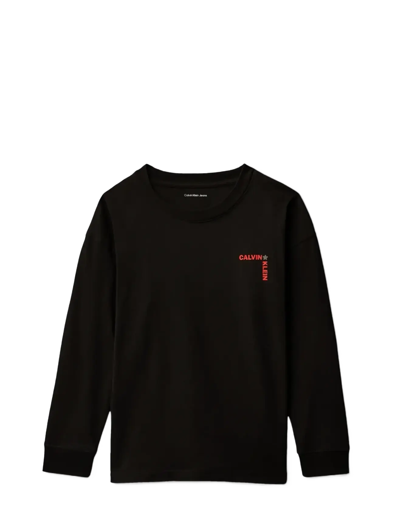 Calvin Klein LIGHT CALVIN KLEIN L/S T-SHIRT - Riided - CK BLACK / black