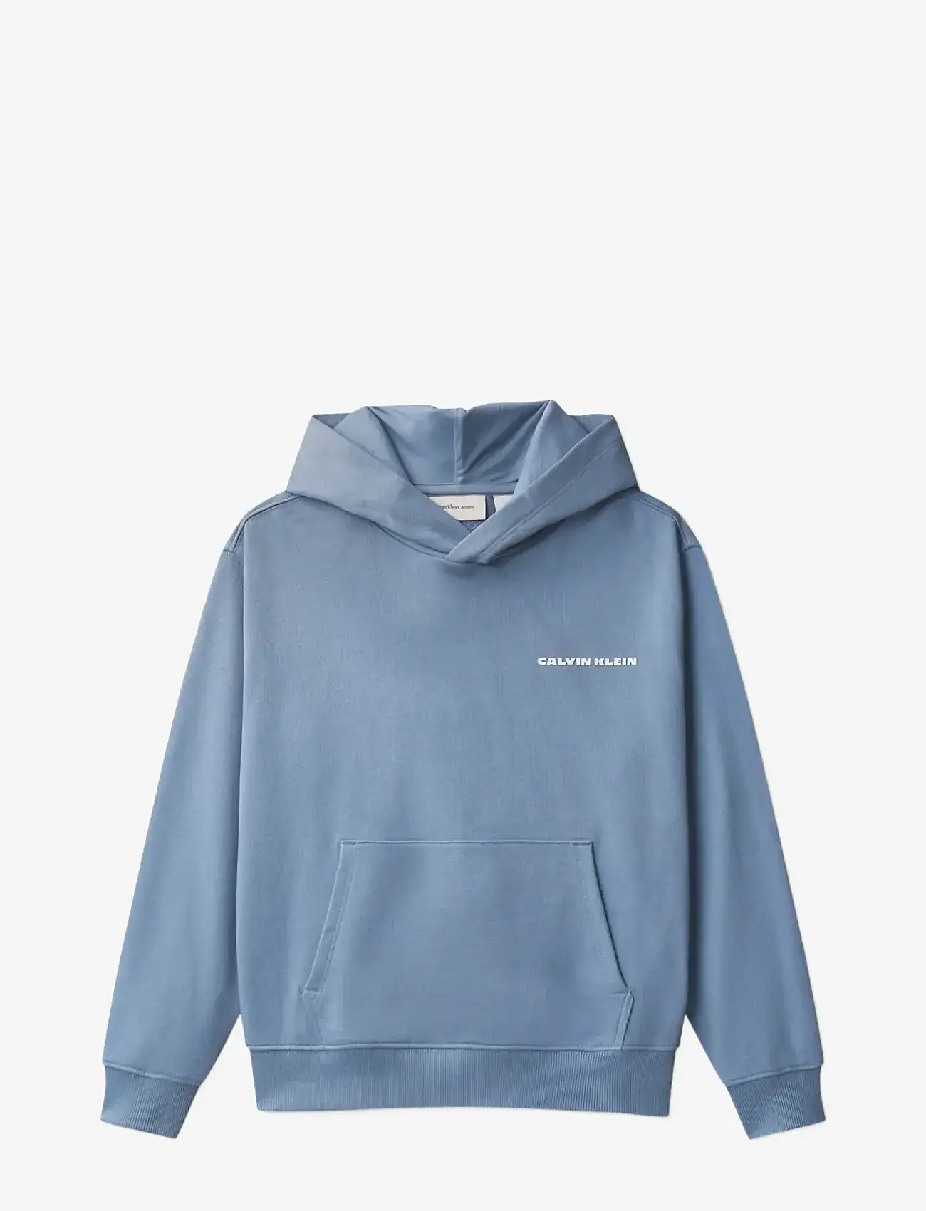 Calvin Klein - RELAXED BACK AW HOODIE - hoodies - satin blue - 1