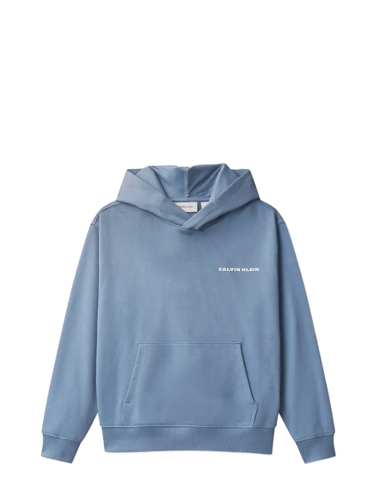 Calvin Klein RELAXED BACK AW HOODIE - Overdele - SATIN BLUE / blue