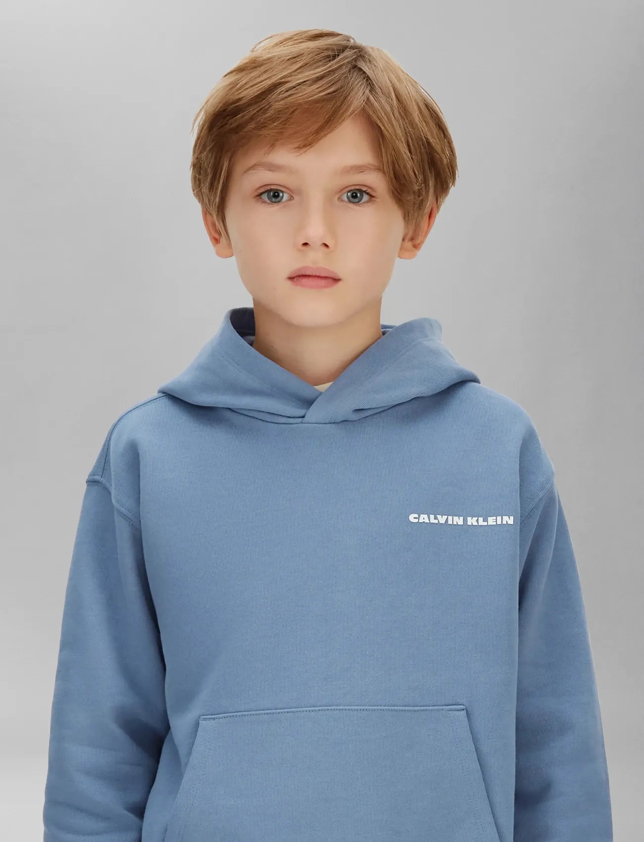 Calvin Klein - RELAXED BACK AW HOODIE - hupparit - satin blue - 4