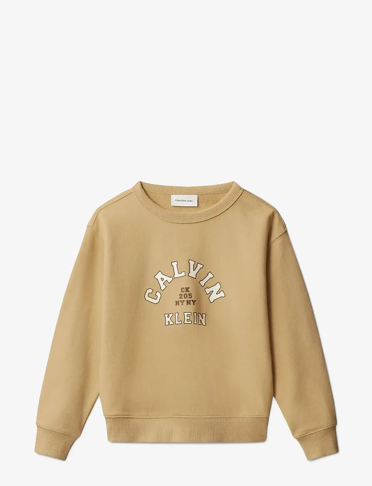Calvin Klein - VARSITY CN SWEATSHIRT - sweatshirts - sandy beige - 1