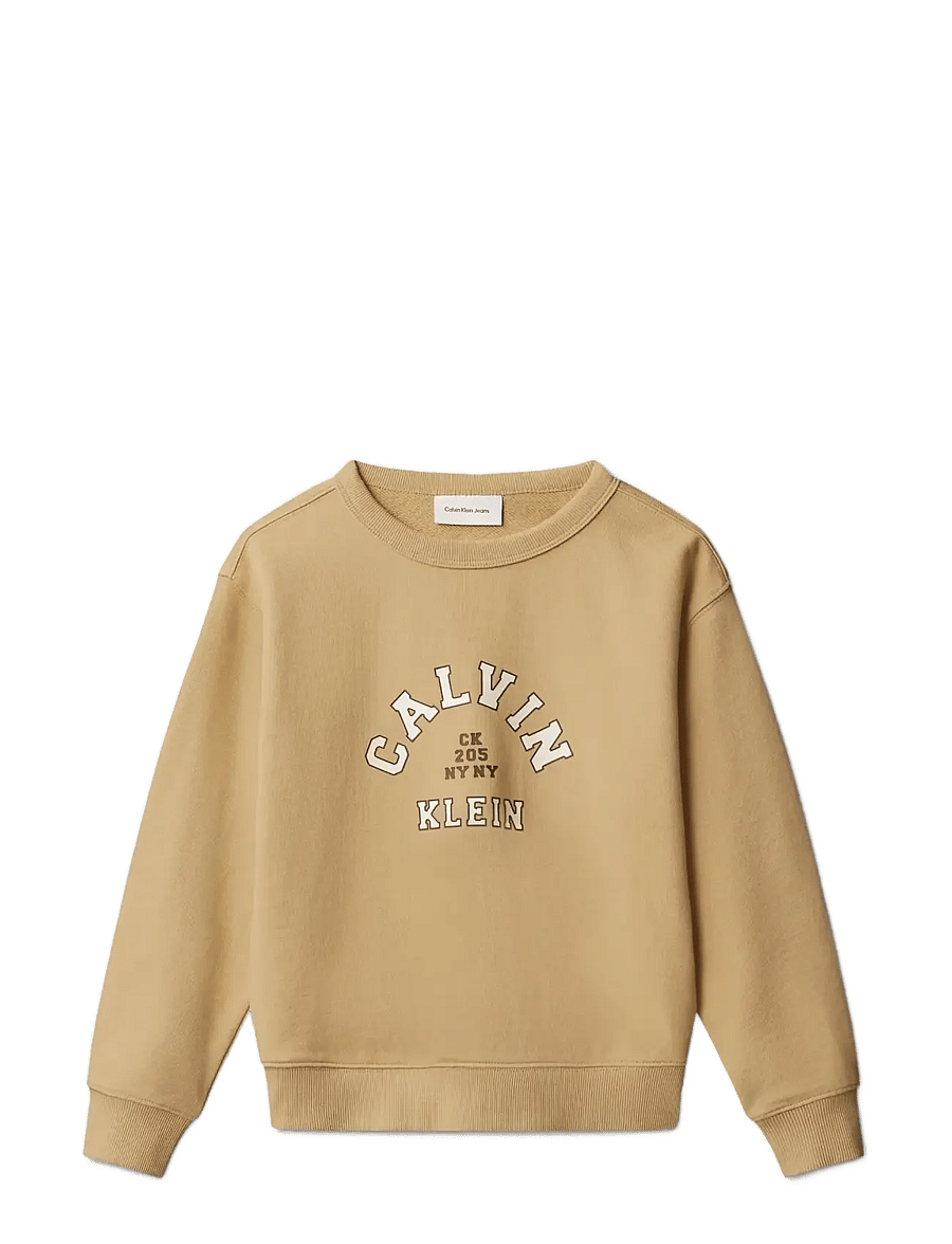 Calvin Klein - VARSITY CN SWEATSHIRT - sweatshirts - sandy beige - 1