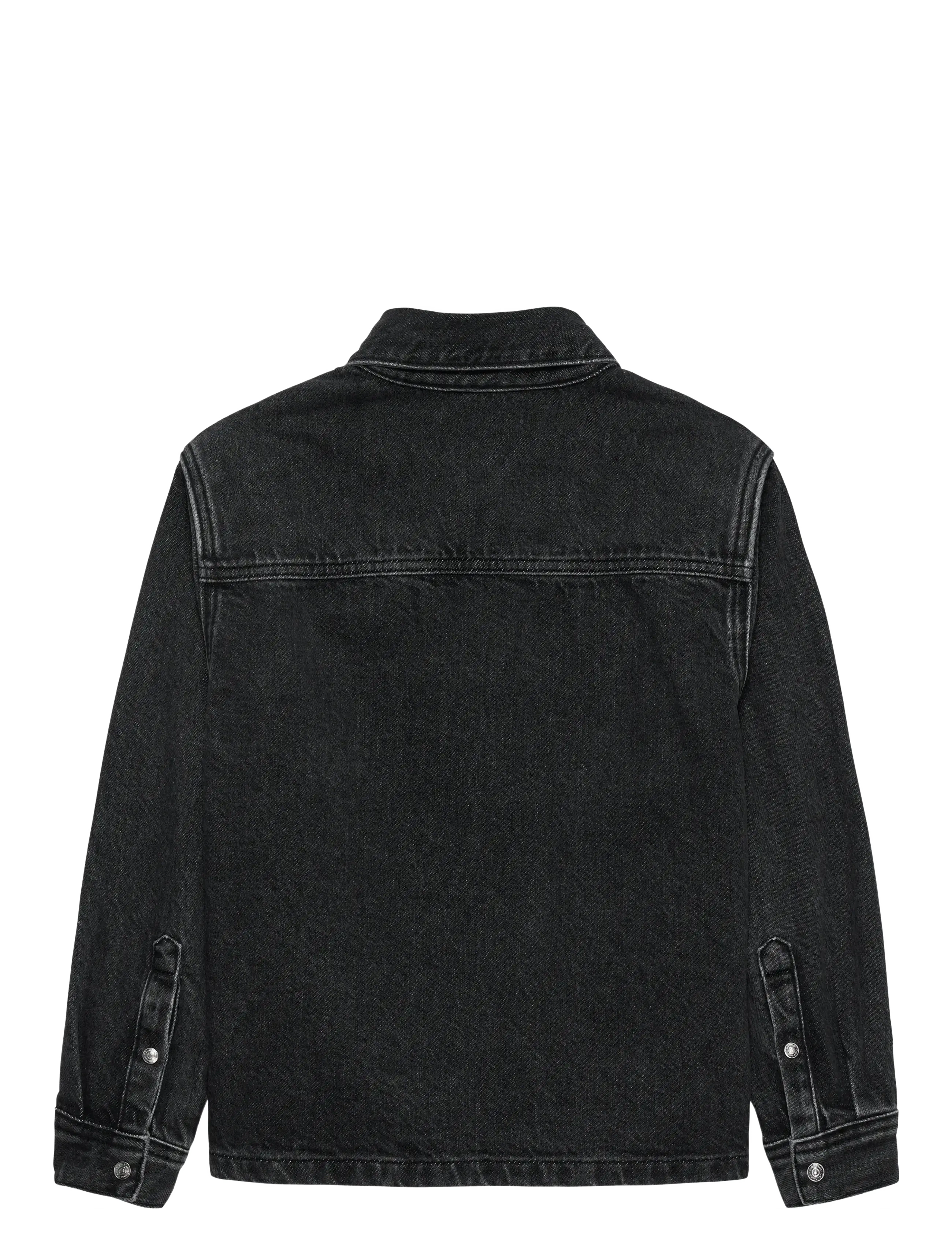 Calvin Klein - OPTIC WASHED BLACK SHIRT - long-sleeved shirts - optic washed black - 1