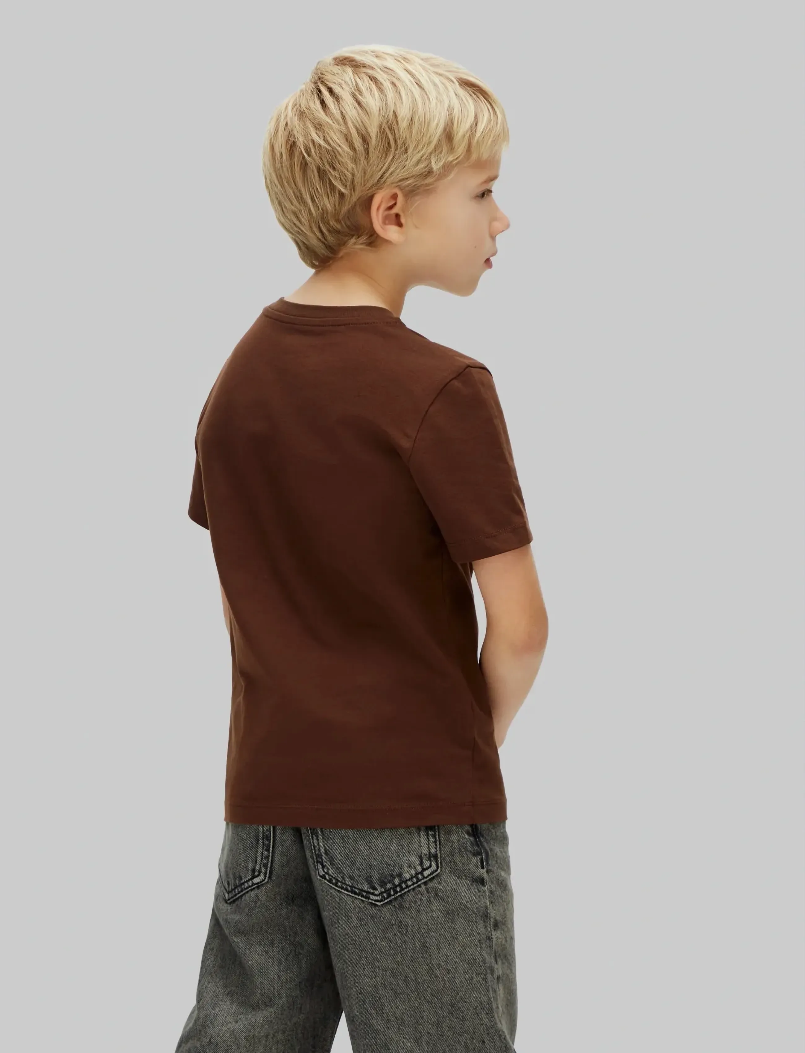 Calvin Klein - MSW MONOLOGO S/S T-SHIRT - kurzärmelige - legacy brown - 2