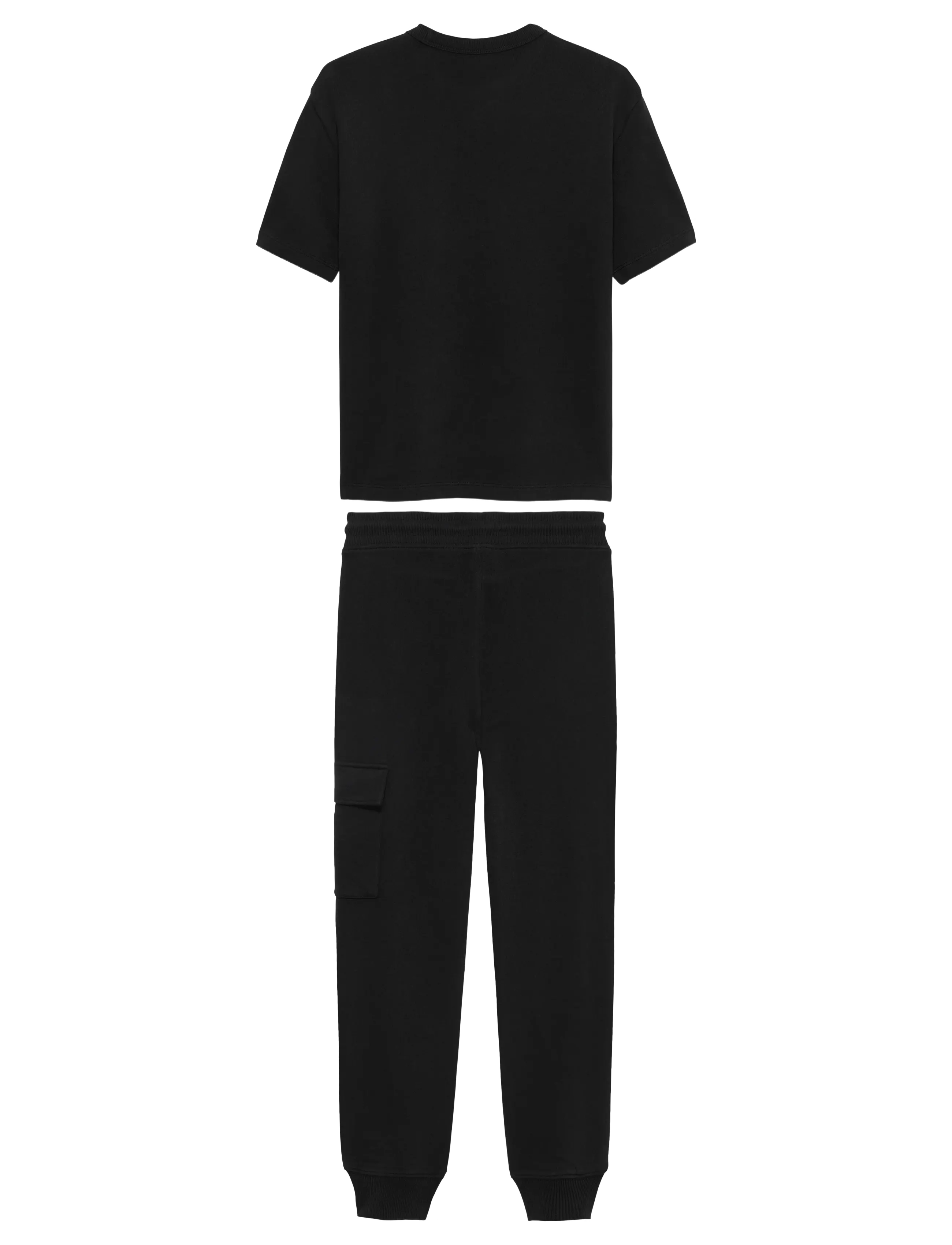 Calvin Klein - PEACH CO TERRY S/S HWK SET - sets mit kurzärmeligem t-shirt - ck black - 1