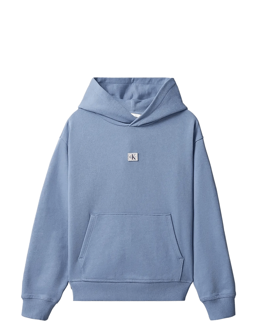 Calvin Klein - MONOLOGO BADGE HOODIE - kapuzenpullover - colony blue - 1
