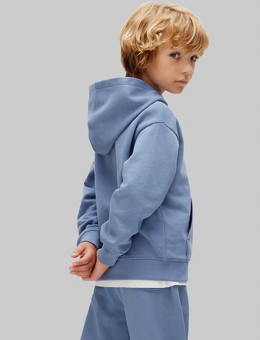 Calvin Klein - MONOLOGO BADGE HOODIE - kapuzenpullover - colony blue - 2