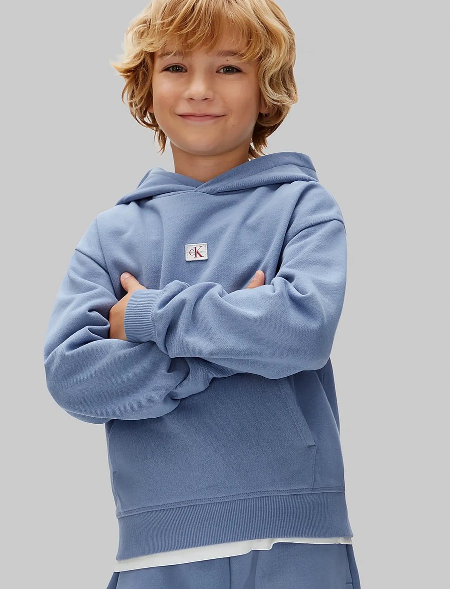 Calvin Klein - MONOLOGO BADGE HOODIE - kapuzenpullover - colony blue - 3