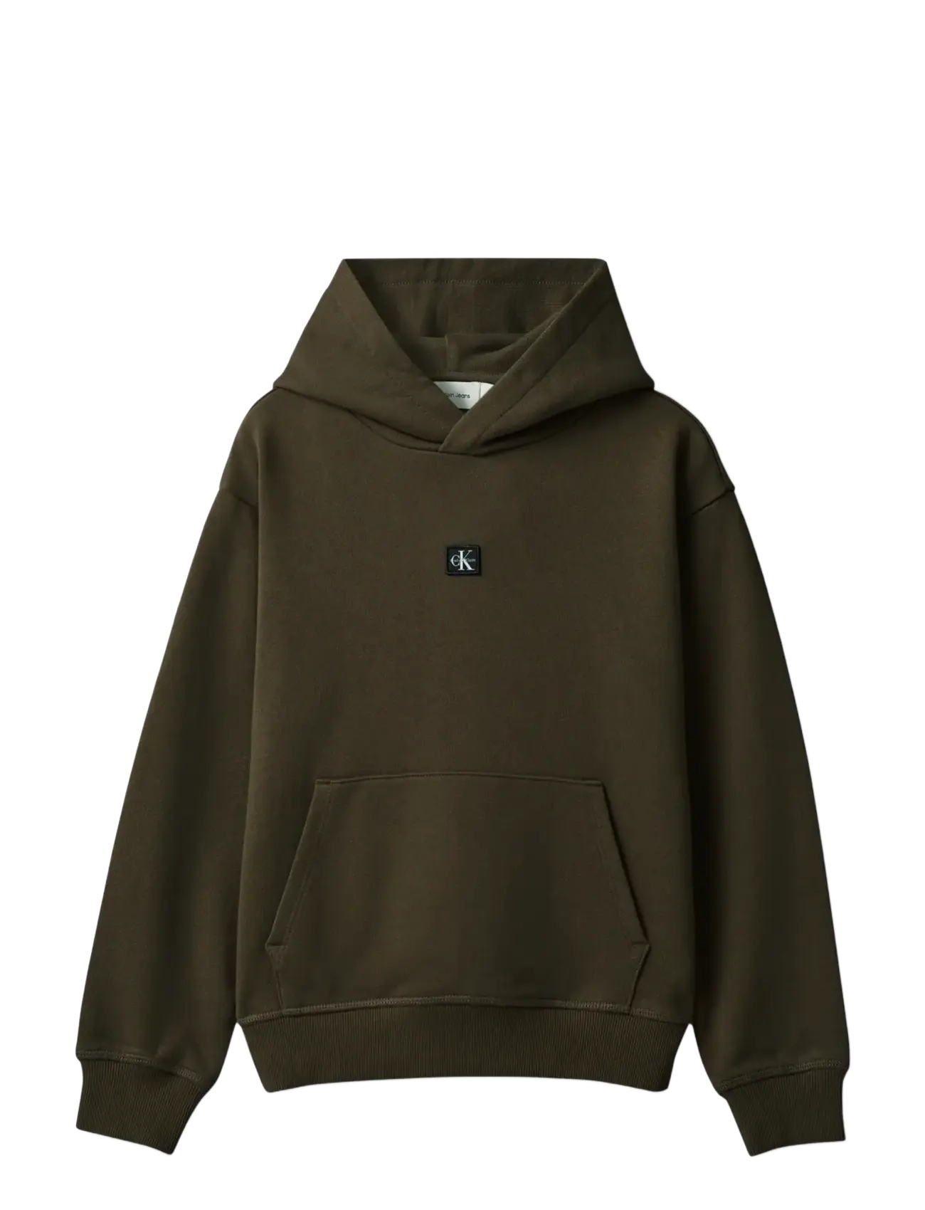 Calvin Klein - MONOLOGO BADGE HOODIE - kapuzenpullover - wren - 1