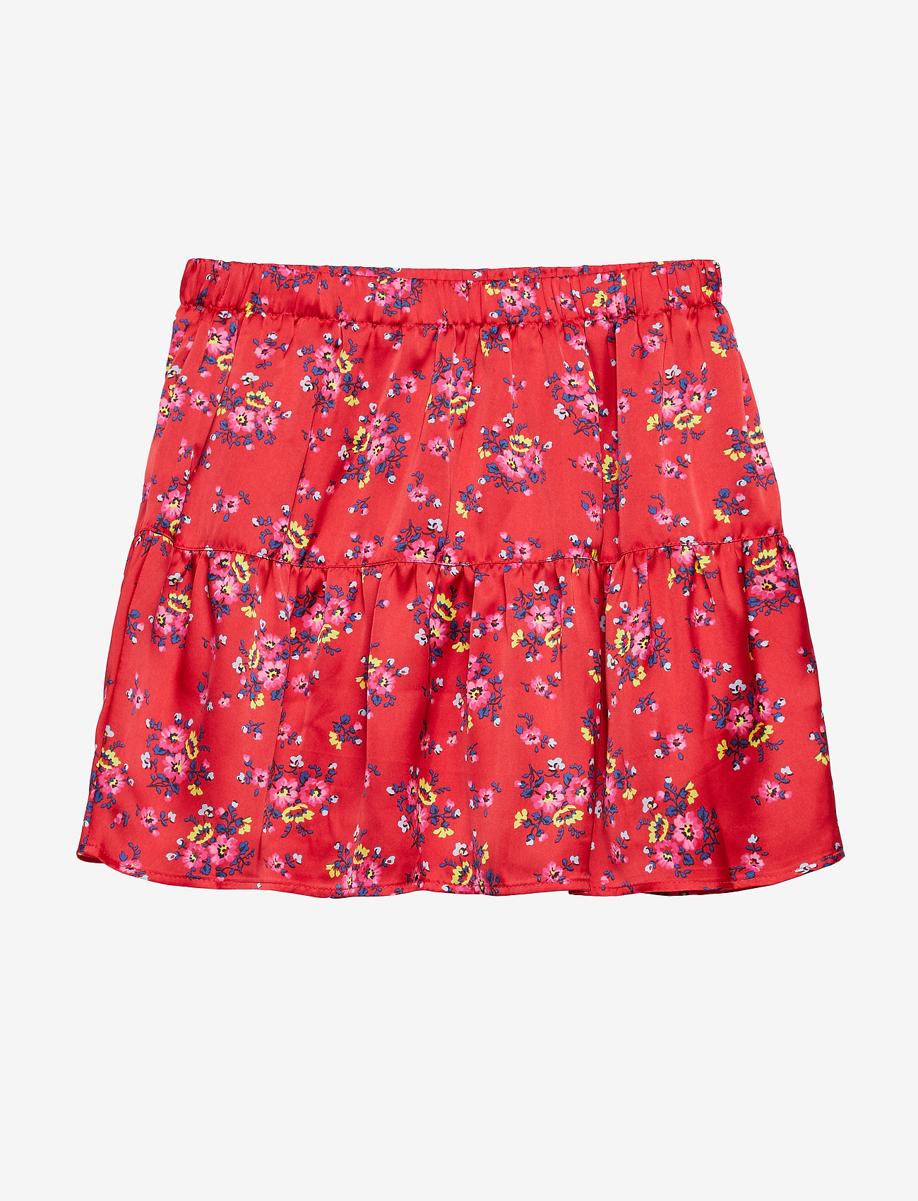 Calvin Klein - SATIN FLOWER SKIRT - racing red - 1