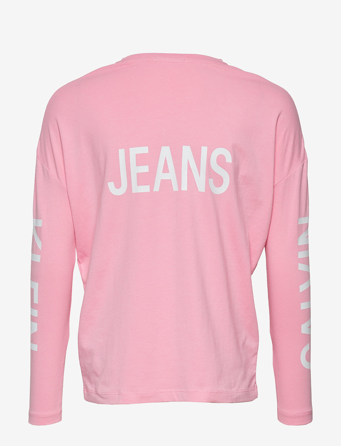 Calvin Klein - LONG SLEEVE LOGO GIR - begonia pink - 1