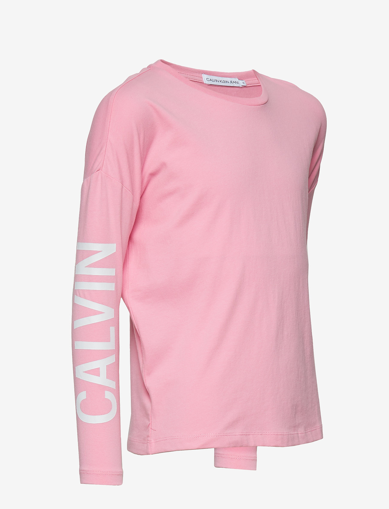 Calvin Klein - LONG SLEEVE LOGO GIR - begonia pink - 2