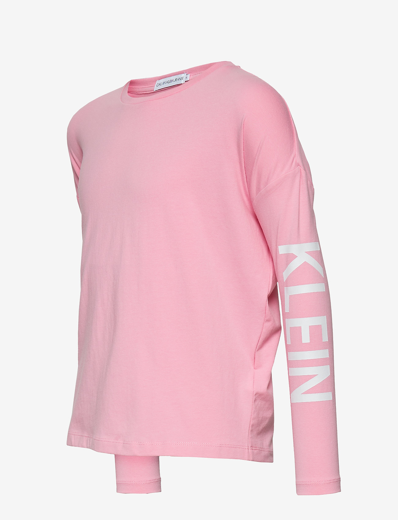 Calvin Klein - LONG SLEEVE LOGO GIR - begonia pink - 3