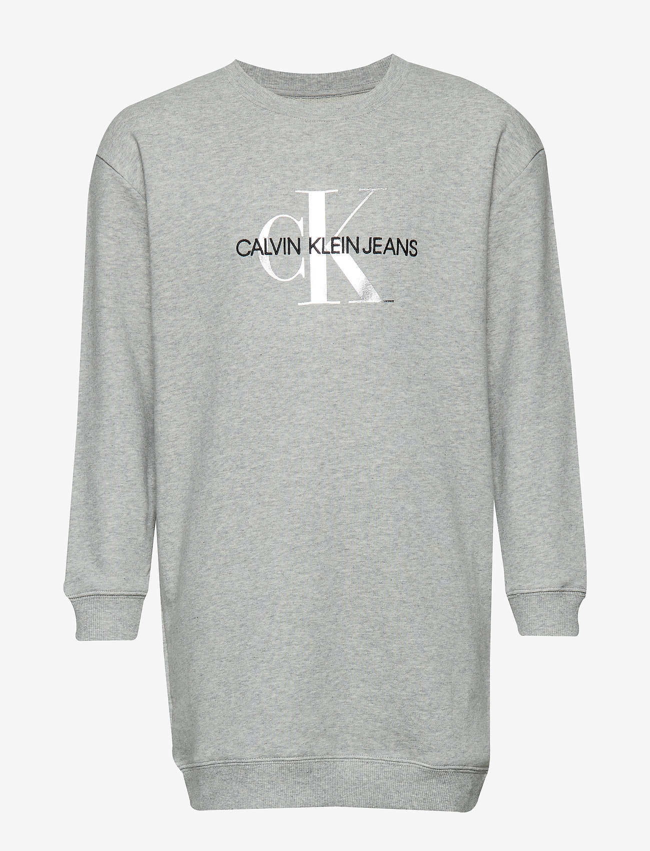 Calvin Klein - MONOGRAM SWEATSHIRT DRESS - light grey heather - 0