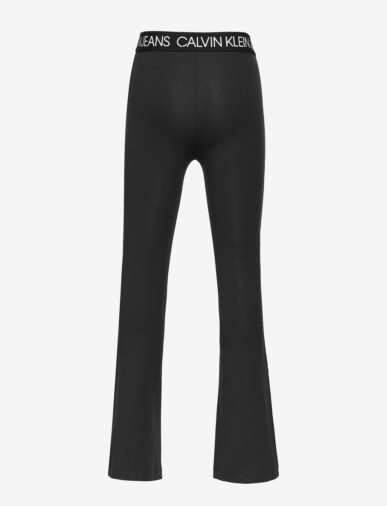 Calvin Klein - LOGO WAISTBAND FLARE LEGGING - ck black - 1