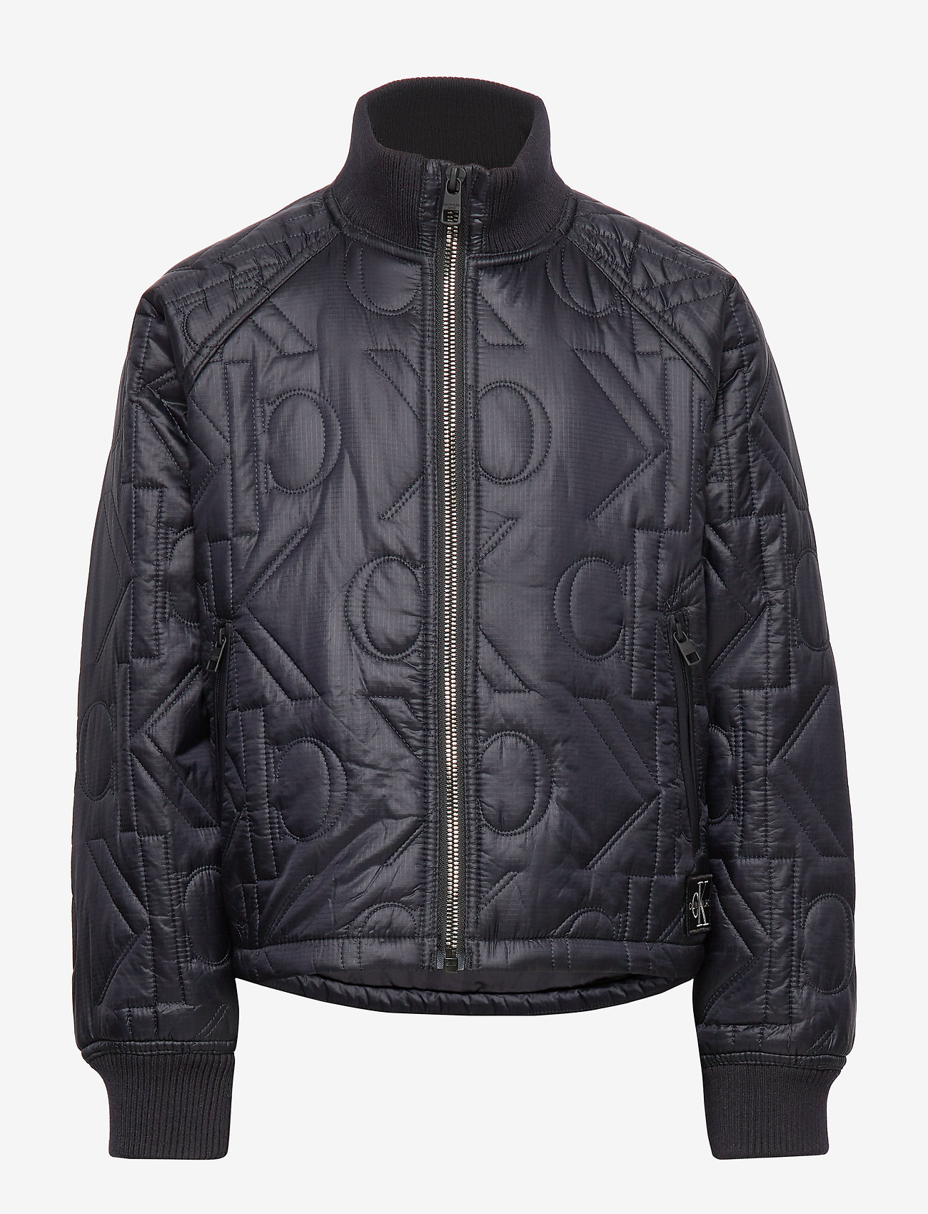 Calvin Klein - MONOGRAM QUILTED BOMBER JACKET - ck black - 1