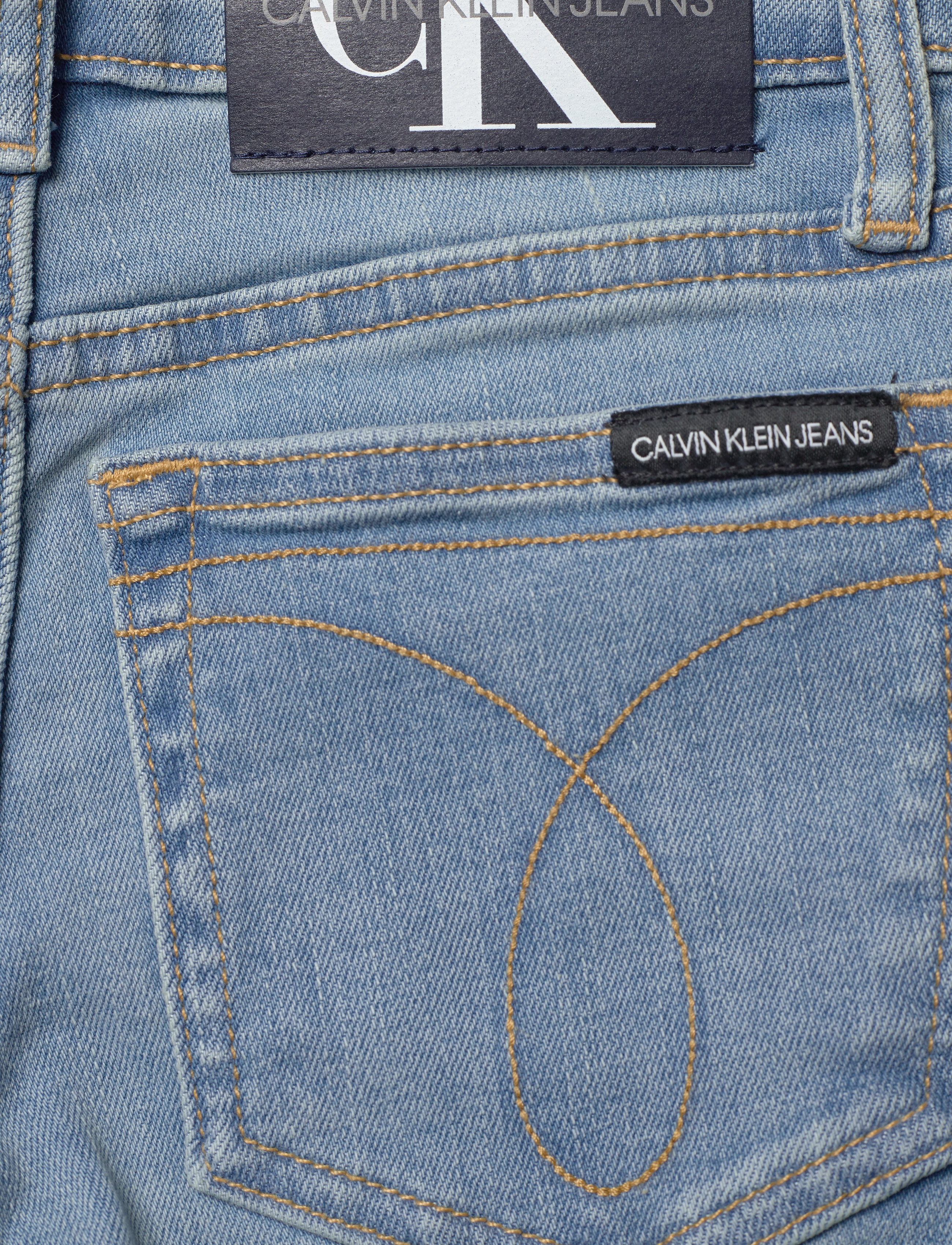 Calvin Klein - SKINNY MR - PASS LIG - pass light blue stretch - 4