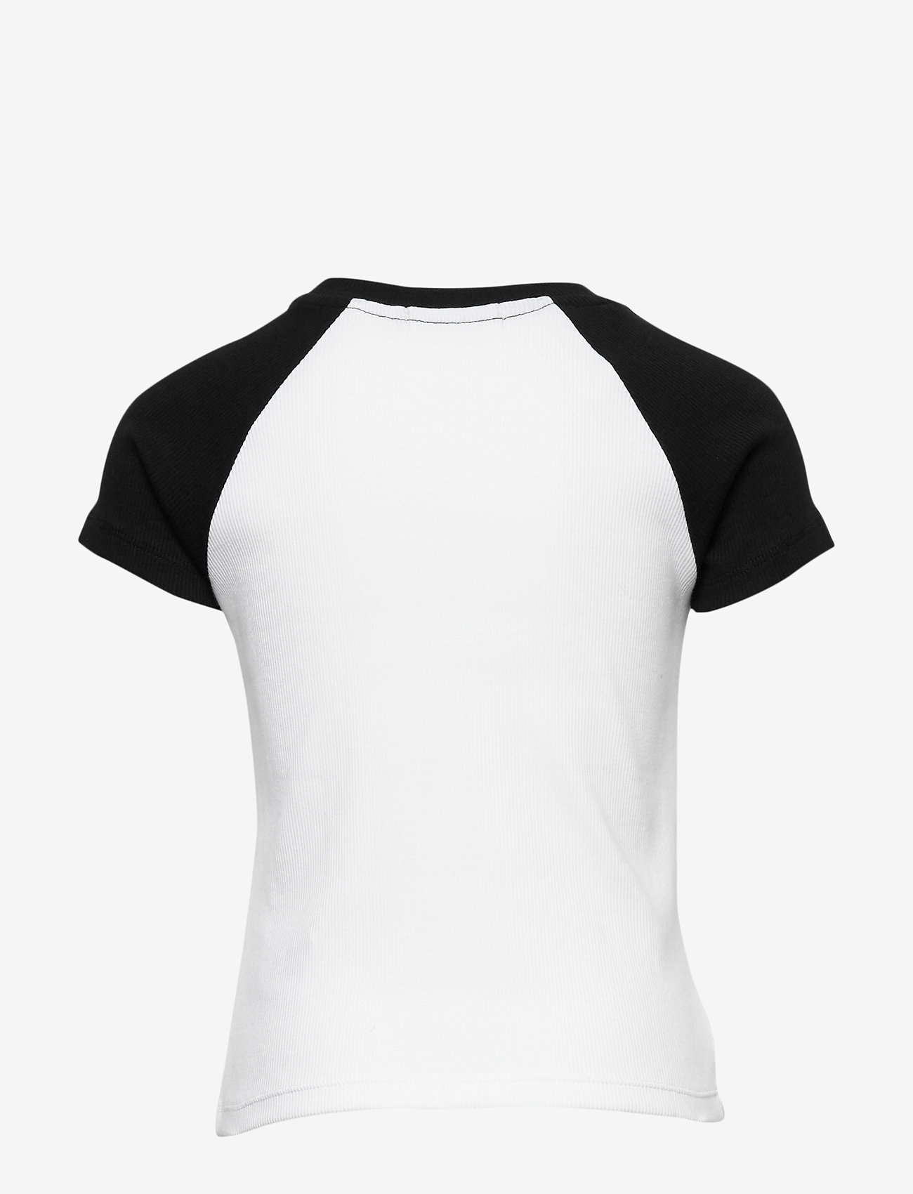 Calvin Klein - COLORBLOCK RIB SS TOP - ck black - 1