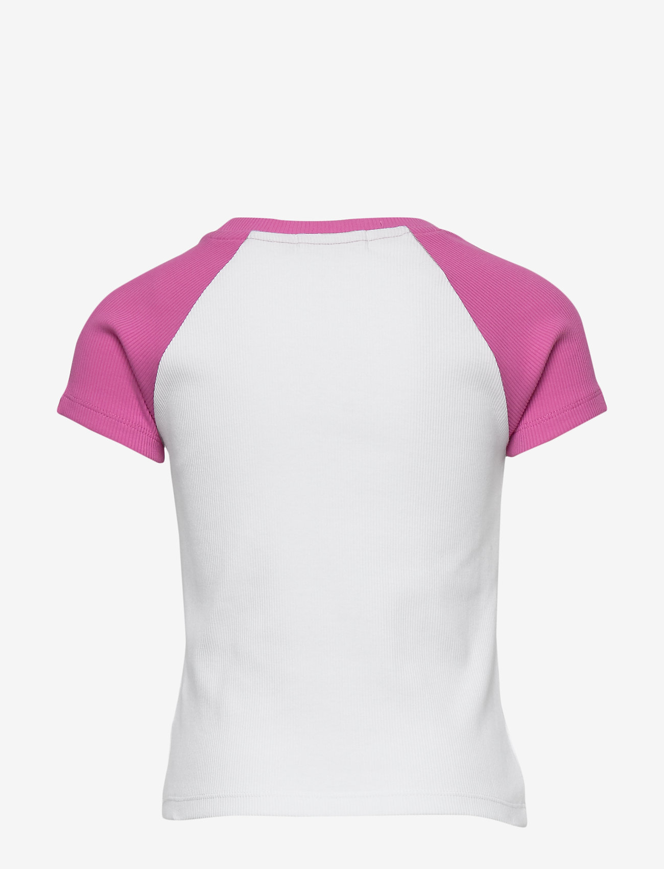 Calvin Klein - COLORBLOCK RIB SS TOP - vivid pink - 1