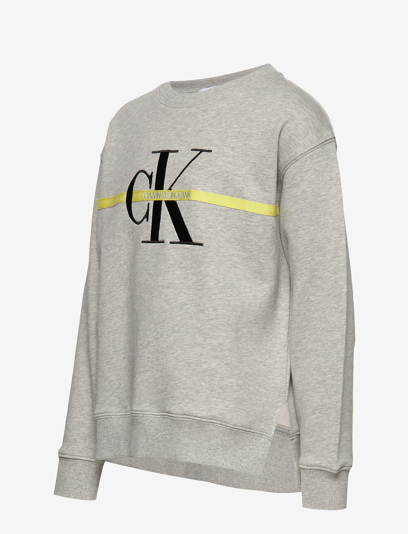 Calvin Klein - MONOGRAM STRIPE SWEATSHIRT - light grey heather - 3