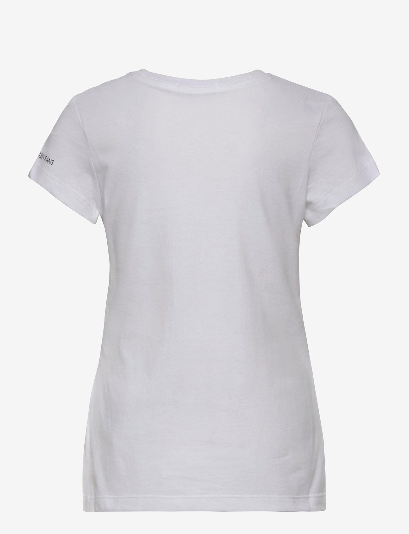 Calvin Klein - STRIPED MONOGRAM SLIM T-SHIRT - bright white - 1