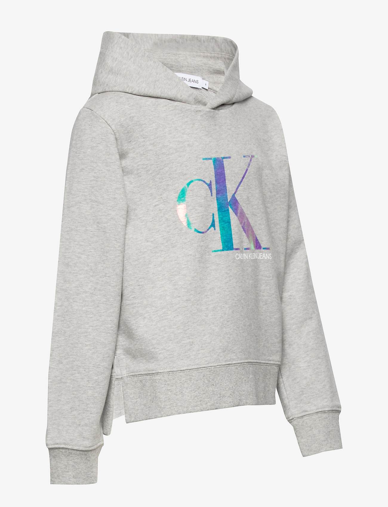Calvin Klein - SEASONAL MONOGRAM HOODIE - light grey heather - 3