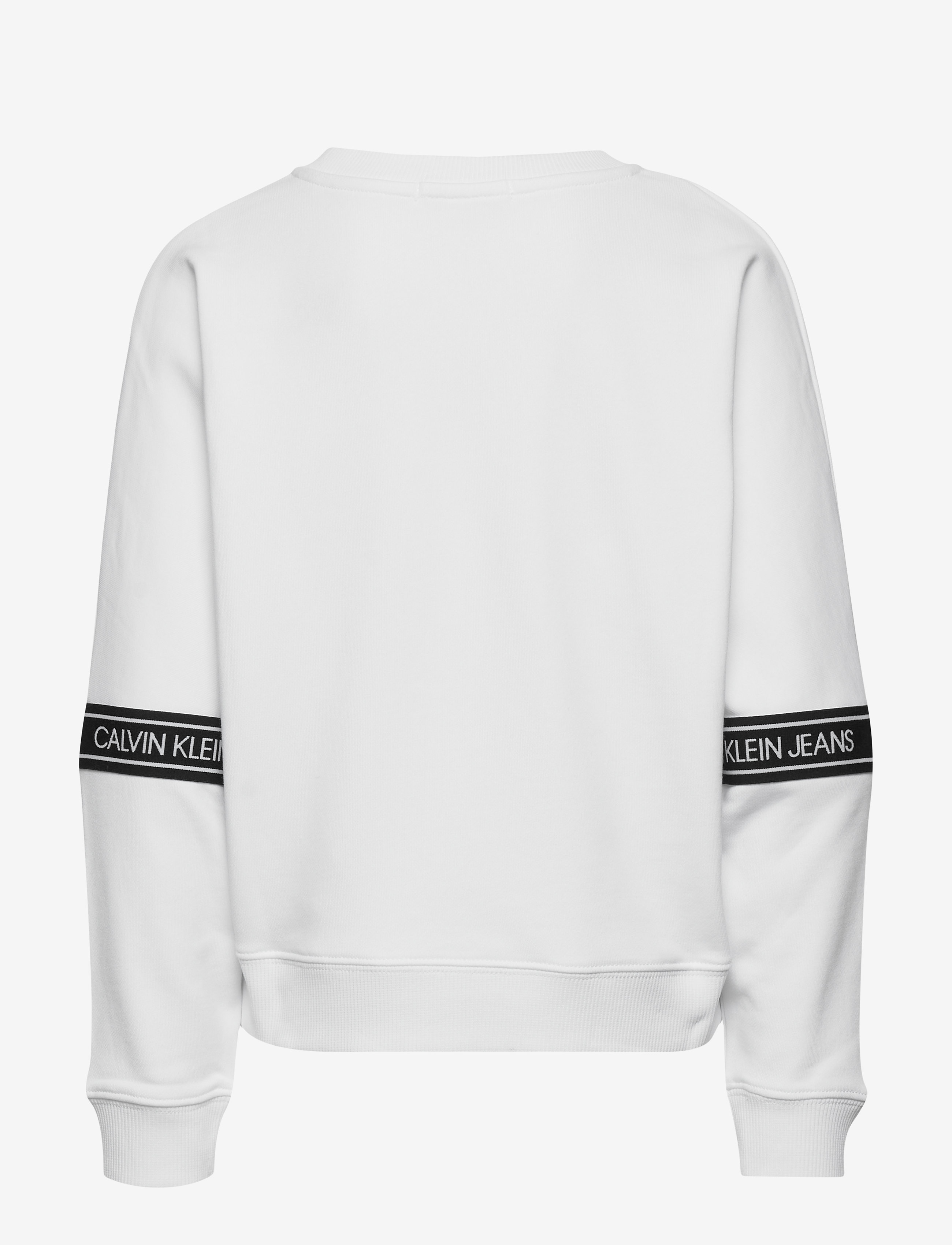 Calvin Klein - LOGO TAPE SWEATSHIRT - bright white - 1